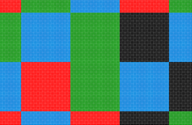 Enlarged Pixels 32 Times